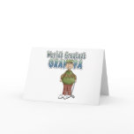 Golfing World's Greatest Grandpa Greeting Card
