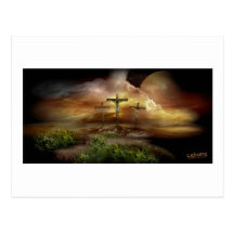Golgotha by Cebarre Post Card
