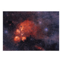 Gomme 64 de griffe d'ours de la nébuleuse NGC 6334 Invitations Personnalisées
