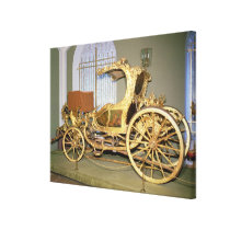 Gondola carriage of Empress Catherine II canvas prints