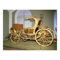 Gondola carriage of Empress Catherine II posters
