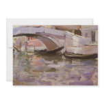 Gondolas by John Singer Sargent invitations