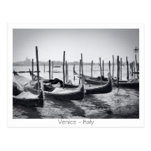 Gondolas Post Card