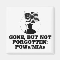 Gone, but not forgotten: POWs/MIAs magnets