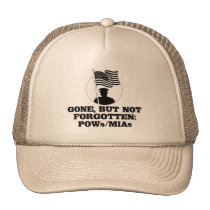 Gone, but not forgotten: POWs/MIAs hats