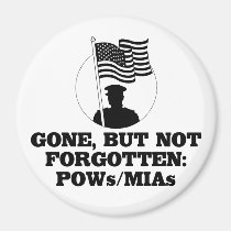Gone, but not forgotten: POWs/MIAs magnets