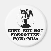 Gone, but not forgotten: POWs/MIAs magnets