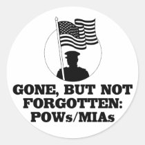 Gone, but not forgotten: POWs/MIAs stickers