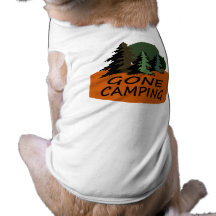 Gone Camping Dog Shirt