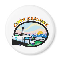 Gone Camping Magnets