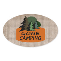 Gone Camping Stickers
