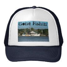 Gone Fishin' Cap Mesh Hats