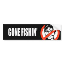 Gone Fishin' Gear bumper stickers