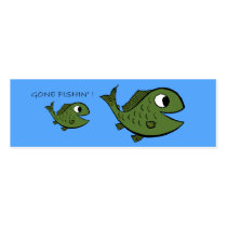 Gone Fishin'  Profile Card - Customized Business Card Template