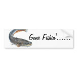 "gone fishin" sticker bumper stickers