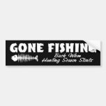 Gone Fishing Bumper Stickers