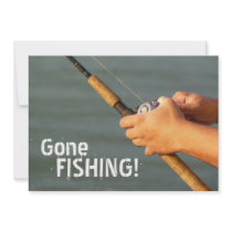Gone Fishing! Company Fishing Trip Invitation