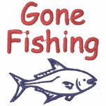 Gone Fishing Embroidered Shirt