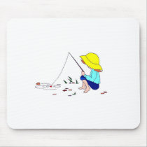 Gone Fishing Mousepads