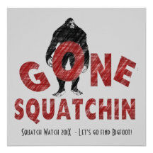 Gone Squatchin' Bigfoot Hunters Club Invite