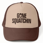 Gone Squatchin - Brown / tan Silhouette Mesh Hat