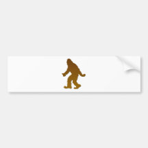 gone squatchin bumper sticker