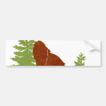 Gone Squatchin Bumper Sticker