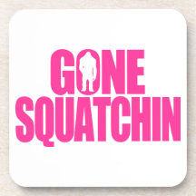 Gone Squatchin Coasters