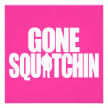 Gone Squatchin Custom Invitations