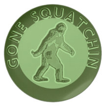 Gone Squatchin Dinner Plates