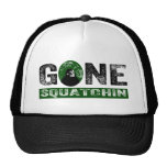 Gone Squatchin (Green) Grunge Squatch Trucker Hats