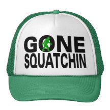 Gone Squatchin (green logo) Trucker Hat