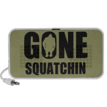 Gone Squatchin iPhone Speakers