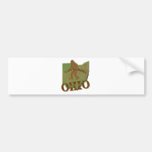 Gone Squatchin Ohio Bumper Stickers