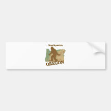 Gone Squatchin Oregon Bumper Sticker