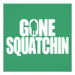 Gone Squatchin Personalized Invites