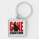Gone Squatchin (Red & Black) Key Chains