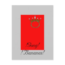 Gong bananas post cards