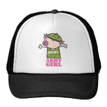 GoochiCoo Army Girl Trucker Hats