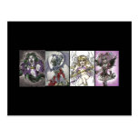 Good and Evil Art Collection Postcard