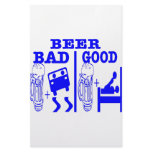 Good Beer and Bad Beer Customized Stationery
