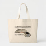 GOOD BOOK, GOOD COFFEE CANVAS BAG