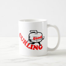 [ GOOD CURLING ] Retro Stone Guy by SKO Mug