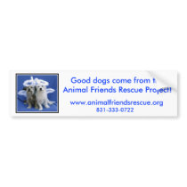 Good Dogs Bumper Sticker