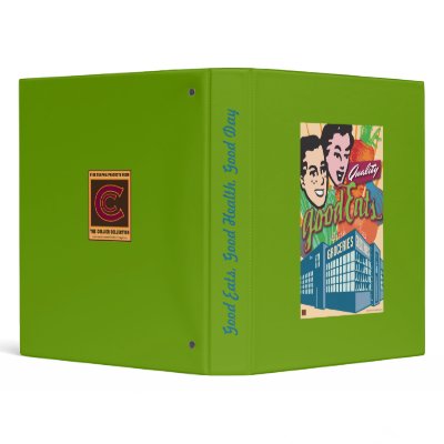 Good Eats 3 Ring Binder by CollierGraphica