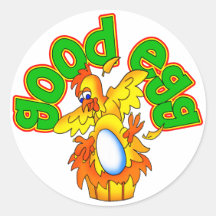 Good Egg Round Sticker