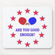 Good Enough Ping Pong Mouse Pads