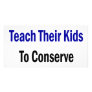 Good Fathers Teach Their Kids To Conserve Water Photo Card Template