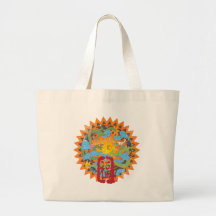 Good Fortune Dragons Tote Bags