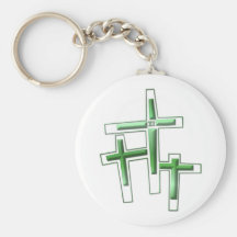 Good Friday - 3 Crosses Keychain